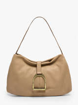 Sac Port� �paule S Etalon Cuir Etrier Beige etalon EETA197S