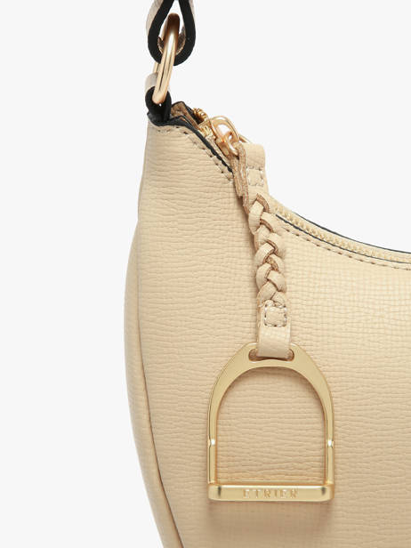 Sac Bandoulière Torsade Cuir Etrier Beige torsade ETOS167M vue secondaire 5