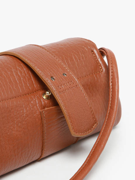 Sac Bandoulière S Agnes Cuir Etrier Marron agnes EAGC205S vue secondaire 8